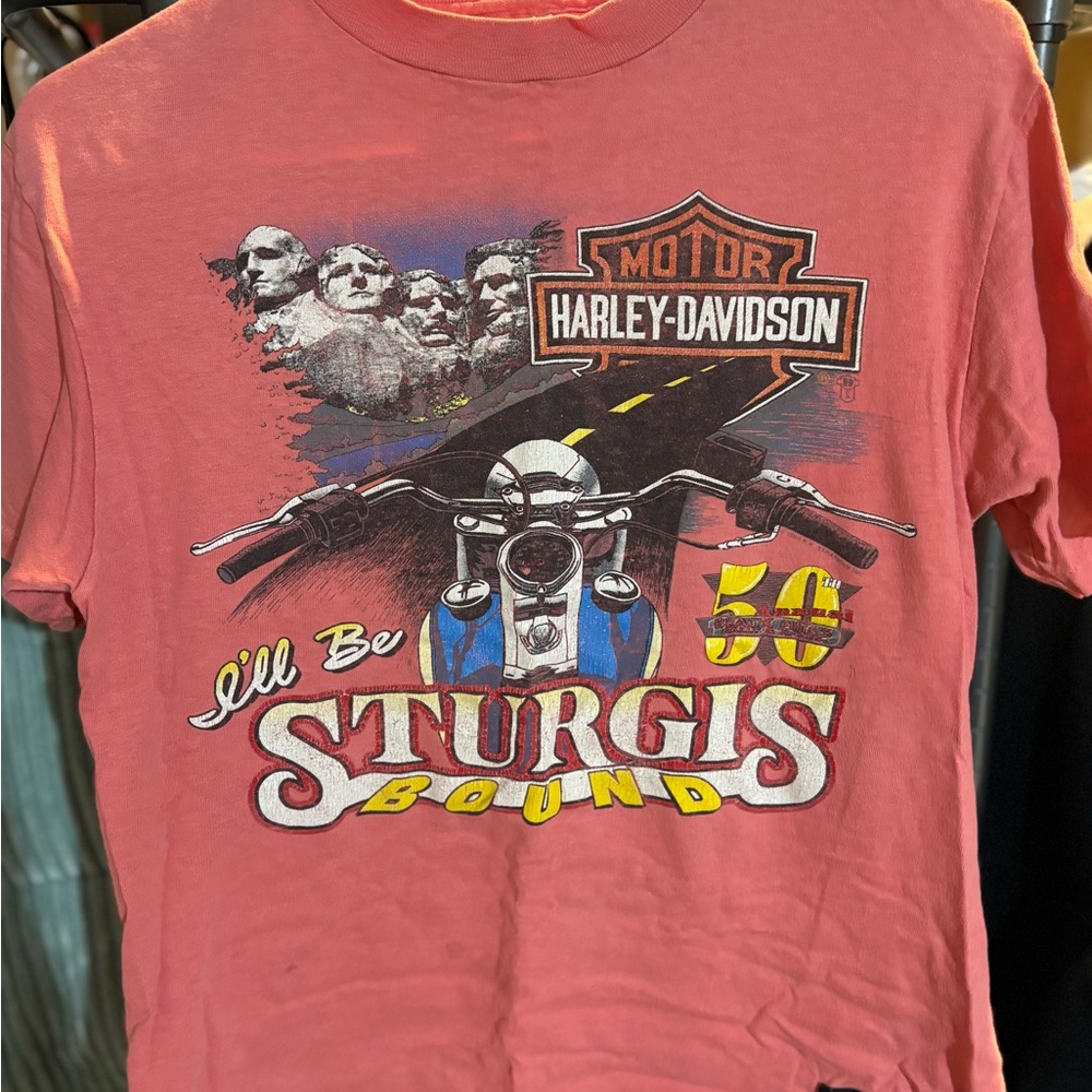Harley-Davidson Men's Red Graphic T-Shirt